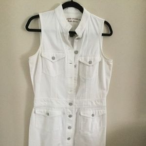 Ralph Lauren white denim dress sz 12
